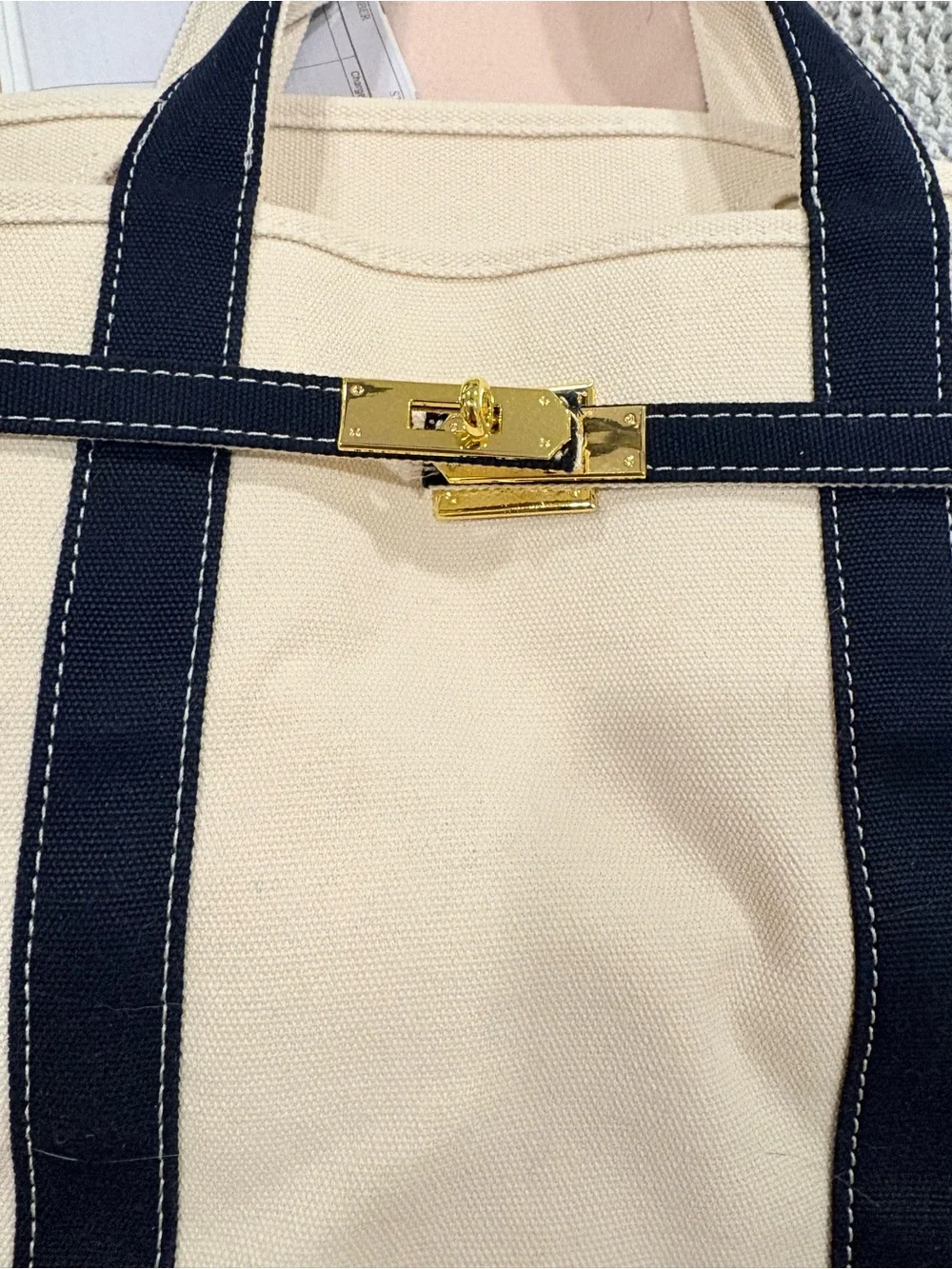 Boatkin canvas bag-navy